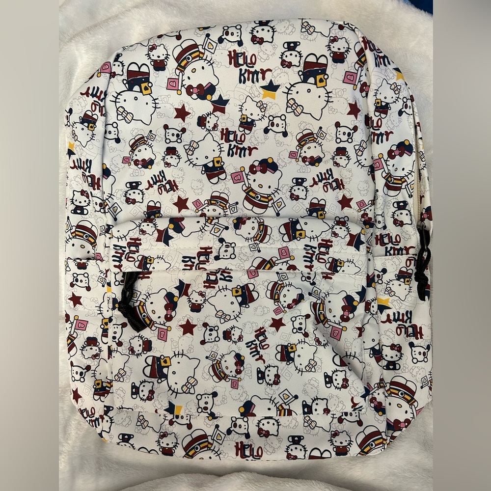 Hello Kitty, Backpack Zipper Front Pocket, Multic… - image 1